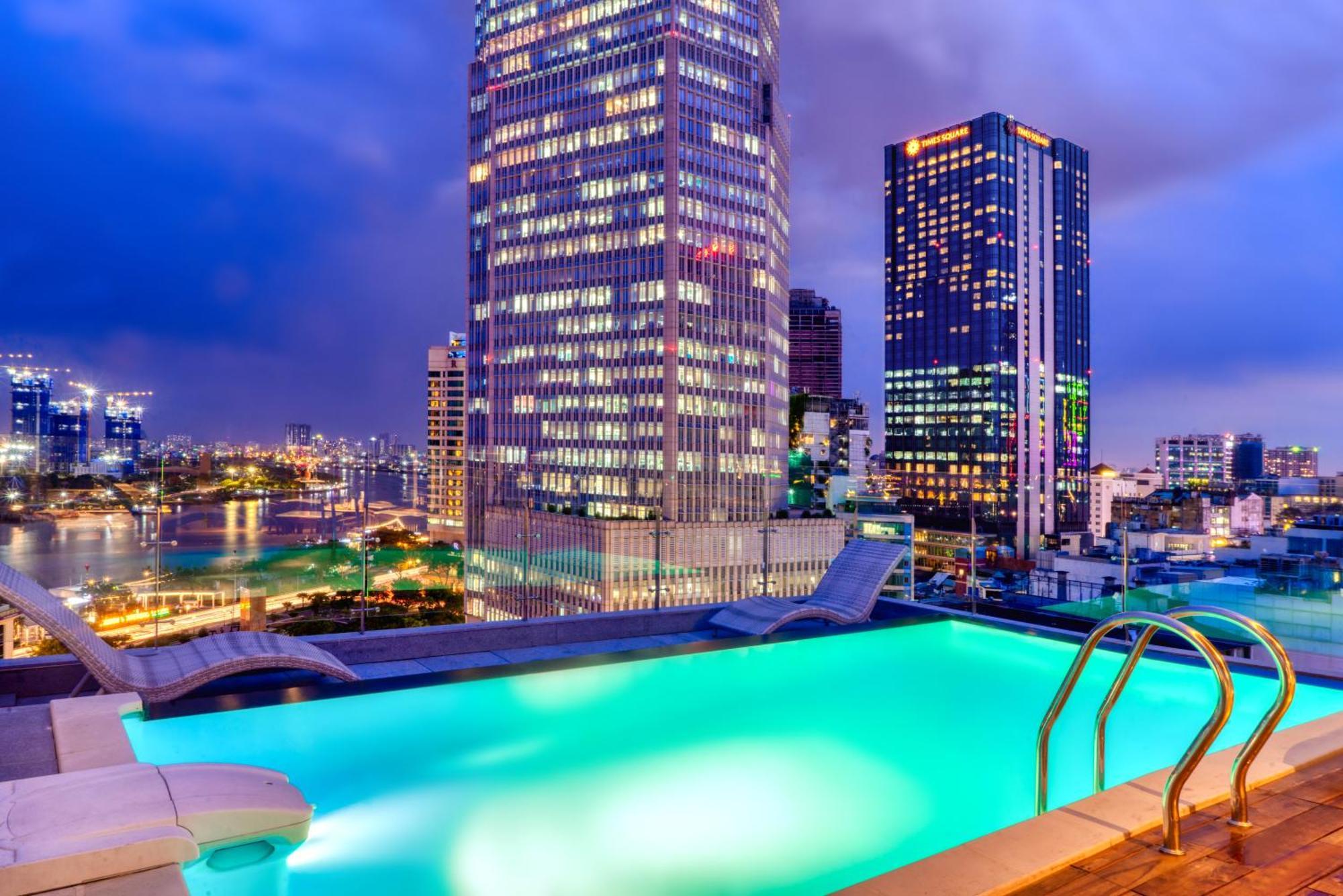Sky Gem Central Hotel Ho Chi Minh-staden Exteriör bild