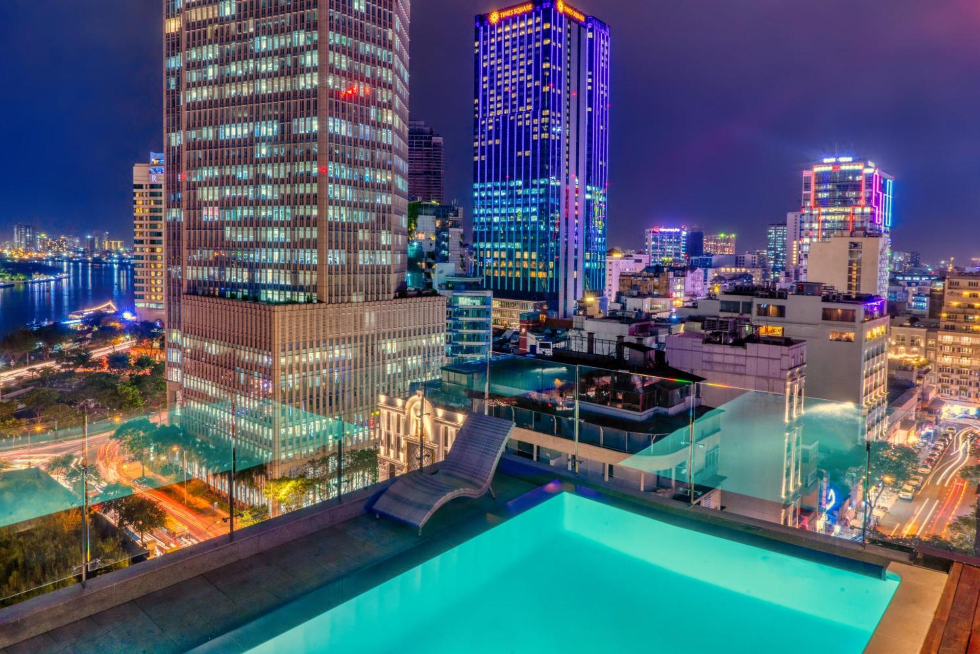 Sky Gem Central Hotel Ho Chi Minh-staden Exteriör bild