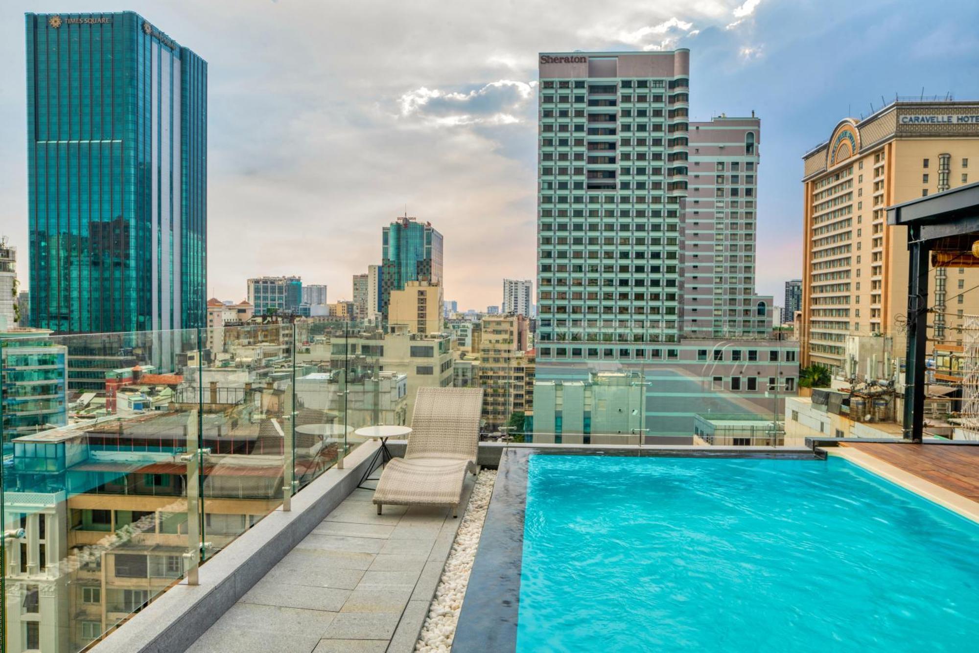 Sky Gem Central Hotel Ho Chi Minh-staden Exteriör bild
